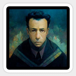 Dark Albert Camus Sticker